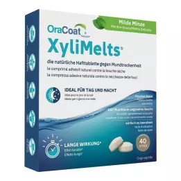 ORACOAT XyliMelts limtabletter mild mint, 40 stk