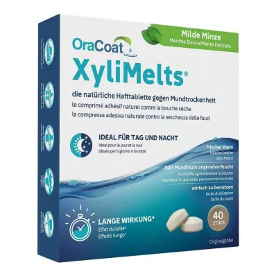 ORACOAT XyliMelts limtabletter mild mint, 40 stk