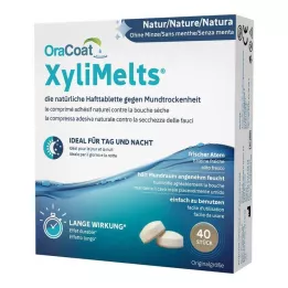 ORACOAT XyliMelts limtabletter uten mynte, 40 stk