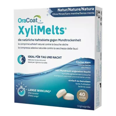 OraCoat XyliMelts® selvklebende tabletter naturlig, 40 stk OraCoat XyliMelts® selvklebende tabletter naturlig, 40 stk
