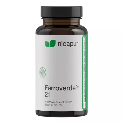 NICAPUR Ferroverde 21 kapsler, 60 kapsler NICAPUR Ferroverde 21 kapsler, 60 kapsler