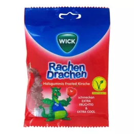 WICK ThroatDragon halspastiller kirsebær, 75 g
