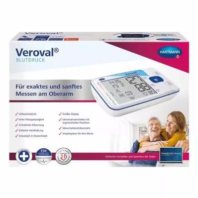 VEROVAL Blodtrykksmåler for overarmen, 1 stk VEROVAL Blodtrykksmåler for overarmen, 1 stk