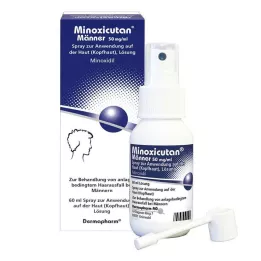 MINOXICUTAN Spray for menn 50 mg/ml, 60 ml