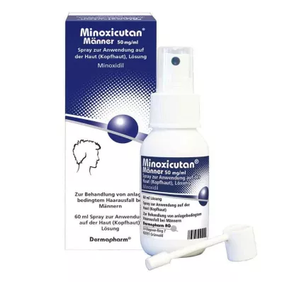 MINOXICUTAN Spray for menn 50 mg/ml, 60 ml MINOXICUTAN Spray for menn 50 mg/ml, 60 ml