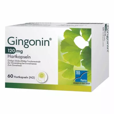 Gingonin® 120 mg harde kapsler, 60 stk Gingonin® 120 mg harde kapsler, 60 stk