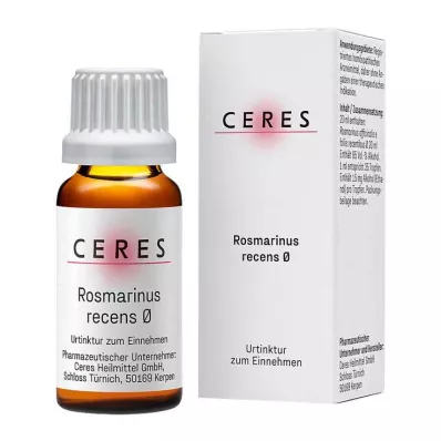 CERES Rosmarinus recens modertinktur, 20 ml CERES Rosmarinus recens modertinktur, 20 ml