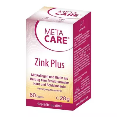META-CARE Zink+ kapsler, 60 kapsler
