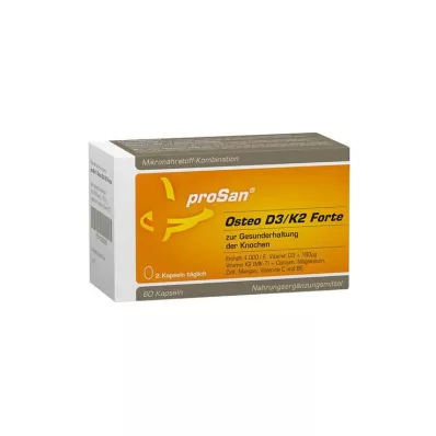 PROSAN Osteo D3/K2 Forte kapsler, 60 stk PROSAN Osteo D3/K2 Forte kapsler, 60 stk