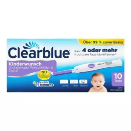 CLEARBLUE Eggløsningstest avansert &amp; digital, 10 stk