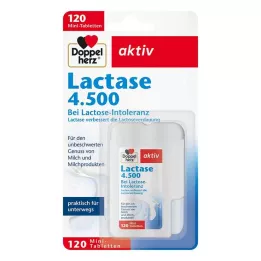DOPPELHERZ Laktase 4500 tabletter, 120 stk