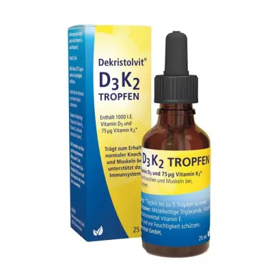 DEKRISTOLVIT D3K2-dråper, 25 ml