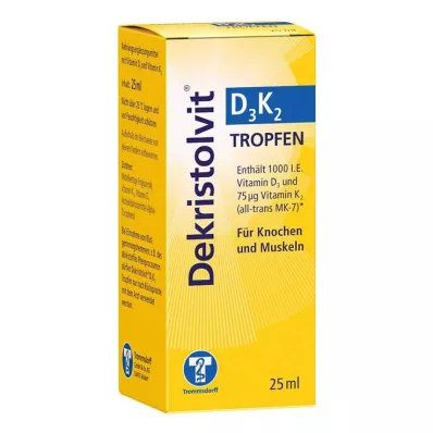 DEKRISTOLVIT D3K2-dråper, 25 ml DEKRISTOLVIT D3K2-dråper, 25 ml