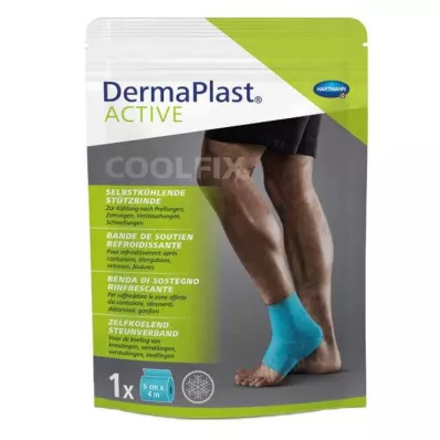 Dermaplast Active Coolfix Bandasje 6 cmx4 m, 1 stk