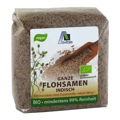 FLOHSAMEN INDISCH hel økologisk, 300 g