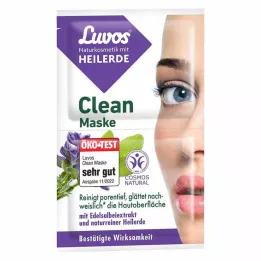 LUVOS Healing Earth Clean Mask Naturkosmetikk, 2X7.5 ml