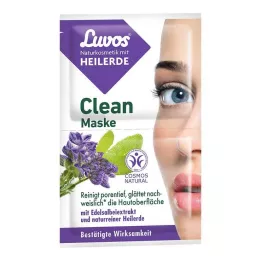 LUVOS Healing Earth Clean Mask Naturkosmetikk, 2X7.5 ml