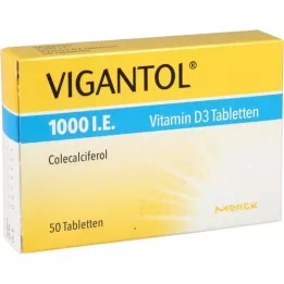 [1000 iE vitamin D3-tabletter, 50 stk
