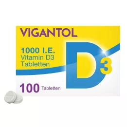 [1000 iE vitamin D3-tabletter, 100 stk