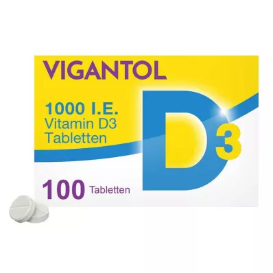 [1000 iE vitamin D3-tabletter, 100 stk [1000 iE vitamin D3-tabletter, 100 stk