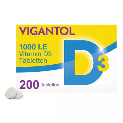 [1000 iE vitamin D3-tabletter, 200 stk