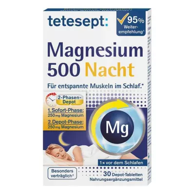 TETESEPT Magnesium 500 nattabletter, 30 stk