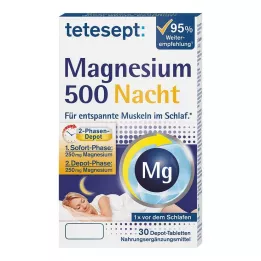 TETESEPT Magnesium 500 nattabletter, 30 stk