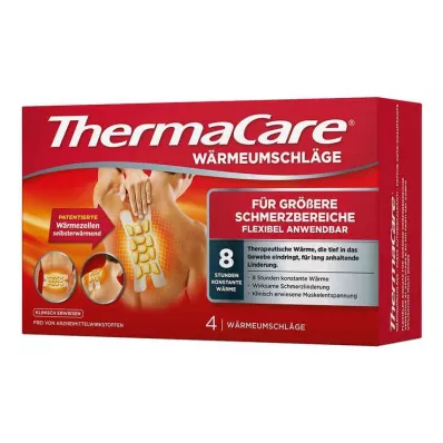 THERMACARE for større smerteområder, 4 stk