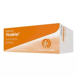 Cetirizine Vividrin® - hurtigvirkende allergitabletter, 100 stk