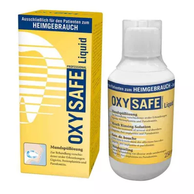 OXYSAFE Flytende Prof. munnskyllevæske tannlegeversjon, 250 ml OXYSAFE Flytende Prof. munnskyllevæske tannlegeversjon, 250 ml