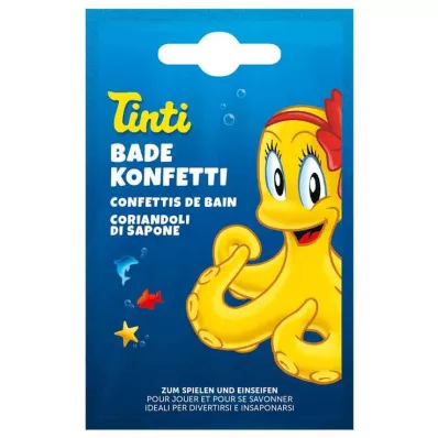 Tinti badekonfettiposer mot display, 6 g