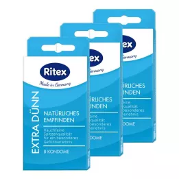 RITEX pakke med ekstra tynne kondomer, 24 stk