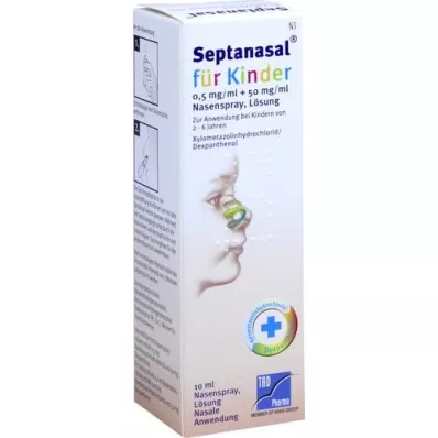 SEPTANASAL for barn 0,5 mg/ml + 50 mg/ml Nasens, 10 ml