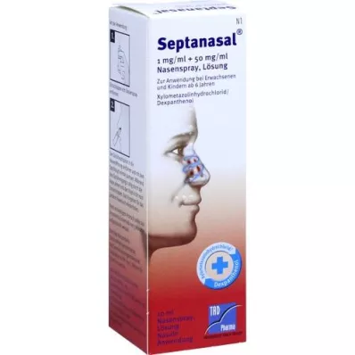 SEPTANASAL 1 mg/ml + 50 mg/ml nesespray, 10 ml