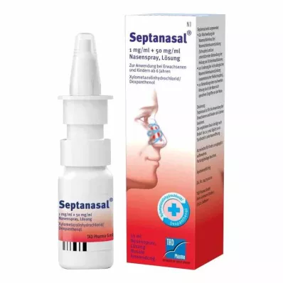 Septanasal® 1 mg/ml+50 mg/ml nesespray, 10 ml