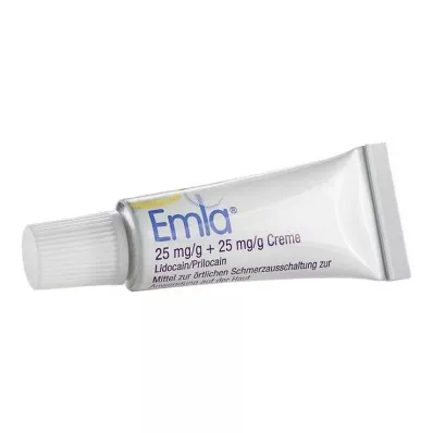EMLA 25 mg/g + 25 mg/g krem + 2 Tegaderm-plaster, 5 g EMLA 25 mg/g + 25 mg/g krem + 2 Tegaderm-plaster, 5 g