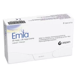 EMLA 25 mg/g + 25 mg/g krem + 12 Tegaderm Pl., 5X5 g