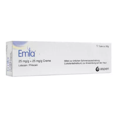 EMLA 25 mg/g + 25 mg/g krem, 30 g EMLA 25 mg/g + 25 mg/g krem, 30 g