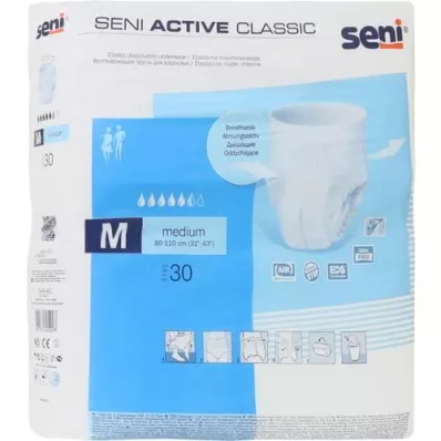 SENI Active Classic inkontinenstruse til engangsbruk M, 30 stk