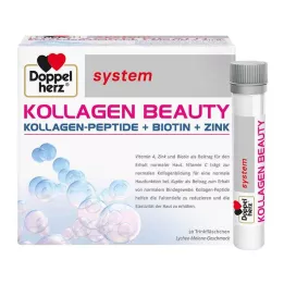 DOPPELHERZ Collagen Beauty-systemflasker, 30 stk