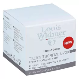 WIDMER Remederm ansiktskrem UV 20 lett parfymert, 50 ml