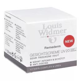 WIDMER Remederm ansiktskrem UV 20 uparfymert, 50 ml
