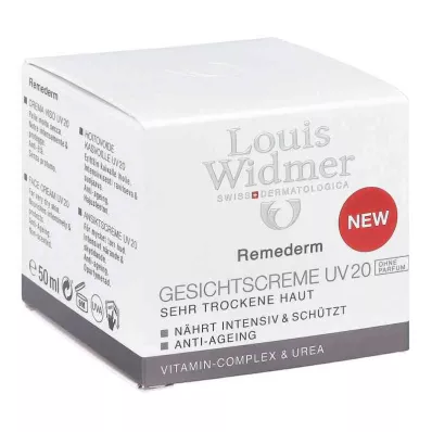 Widmer Remederm ansiktskrem UV 20 uparfymert (50 ml) Widmer Remederm ansiktskrem UV 20 uparfymert (50 ml)
