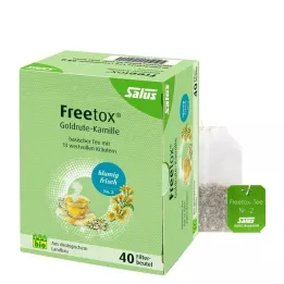 FREETOX Te Goldenrod-Chamomile Organic Salus Filter Herb, 40 stk
