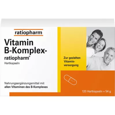 VITAMIN B-KOMPLEX-ratiopharm kapsler, 120 stk