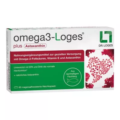 Omega 3-Loges pluss kapsler, 60 stk