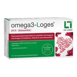 OMEGA3-Loges plus kapsler, 120 kapsler