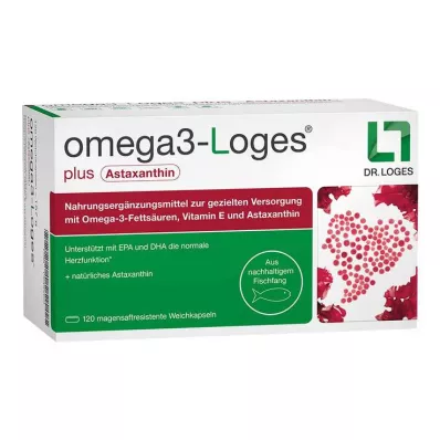 Omega 3-Loges pluss kapsler, 120 stk Omega 3-Loges pluss kapsler, 120 stk