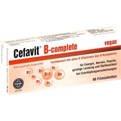 CEFAVIT B-complete filmdrasjerte tabletter, 60 stk