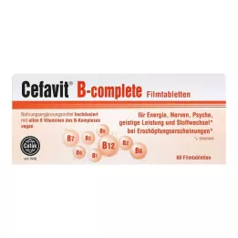 CEFAVIT B-complete filmdrasjerte tabletter, 60 stk
